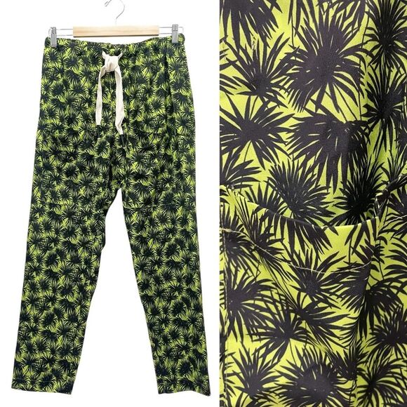 NWT Sandrine Rose x Free People The Havana Bush Pant Green & Black Size Small - Picture 13 of 13